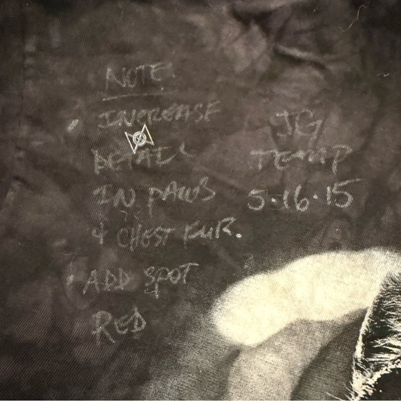 RARE SAMPLE The Mountain Graphic T Shirt XL Black Meowies Elvis Las Vegas 2015 - Picture 5 of 10